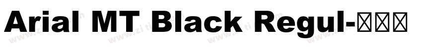 Arial MT Black Regul字体转换